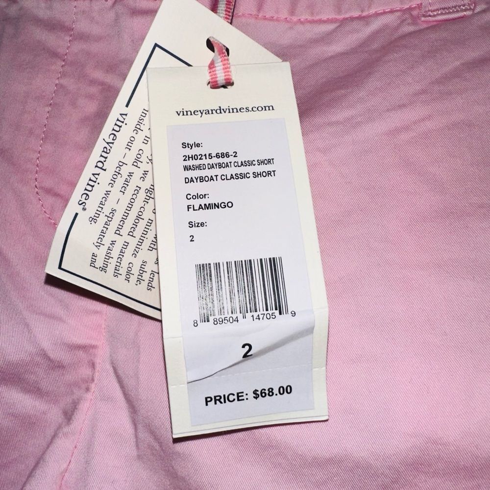Womens Vineyard Vines Dayboat Classic Short SIZE 2. NWT - Picture 3 of 3